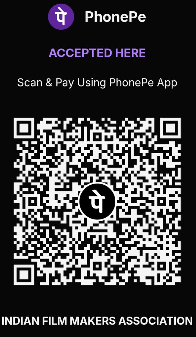 PhonePe payment QR shared for Indian Film Makers Association
